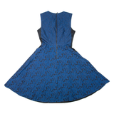 PHASE EIGHT Womens Fit & Flare Dress Blue Sleeveless Knee Length M