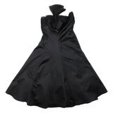 COAST Womens Fit & Flare Dress Black Sleeveless Knee Length M