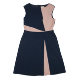 PHASE EIGHT Womens Day Dress Blue Sleeveless Knee Length UK 16