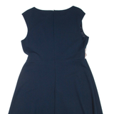 PHASE EIGHT Womens Day Dress Blue Sleeveless Knee Length UK 16