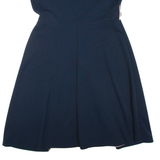 PHASE EIGHT Womens Day Dress Blue Sleeveless Knee Length UK 16