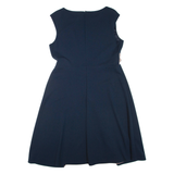 PHASE EIGHT Womens Day Dress Blue Sleeveless Knee Length UK 16