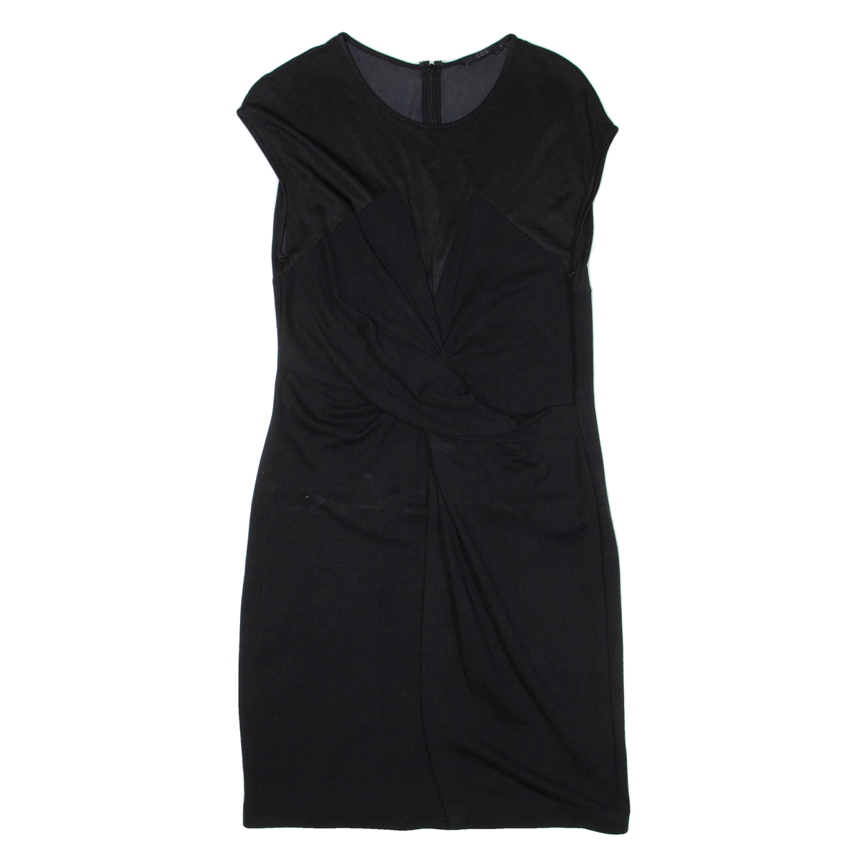 COS Womens Pencil Dress Black Viscose Sleeveless Knee Length M