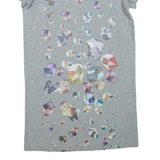 & OTHER STORIES Womens T-Shirt Dress Grey Short Sleeve Short S