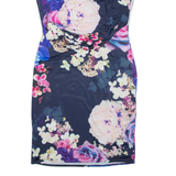COAST Womens Day Dress Blue Floral Sleeveless Knee Length UK 12