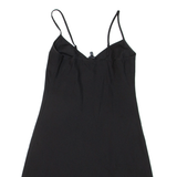 KAREN MILLEN Womens Slip Dress Black Sleeveless Short UK 10