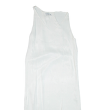 FAITHFULL THE BRAND Womens Slip Dress White Sleeveless Midi UK 6