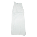 FAITHFULL THE BRAND Womens Slip Dress White Sleeveless Midi UK 6