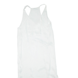FAITHFULL THE BRAND Womens Slip Dress White Sleeveless Midi UK 6