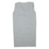 COS Womens Jumper Dress Grey Sleeveless Short XS