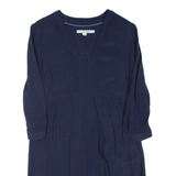 BODEN Womens Day Dress Blue Viscose Knee Length UK 8