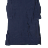 BODEN Womens Day Dress Blue Viscose Knee Length UK 8