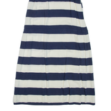 HILFIGER DENIM Womens Day Dress Blue Striped Sleeveless Short L