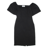BA&SH Womens Pencil Dress Black Viscose Short Sleeve Knee Length S
