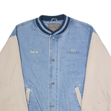 PORT AUTHORITY Carver Yachts 'Pat H' Mens Bomber Jacket Blue USA Colourblock 2XL