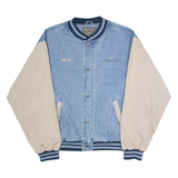 PORT AUTHORITY Carver Yachts 'Pat H' Mens Bomber Jacket Blue USA Colourblock 2XL