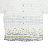 WOOLRICH Beach Mens Shirt Blue Crazy Pattern L