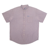 CHAPS RALPH LAUREN Mens Shirt Red Check L