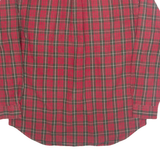 TOMMY HILFIGER Mens Shirt Red Check Long Sleeve L