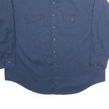 OSHKOSH B'GOSH Mens Plain Shirt Blue Long Sleeve 2XL