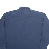 OSHKOSH B'GOSH Mens Plain Shirt Blue Long Sleeve 2XL