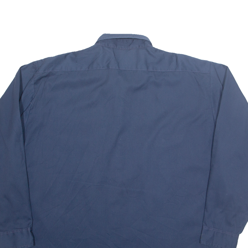 OSHKOSH B'GOSH Mens Plain Shirt Blue Long Sleeve 2XL