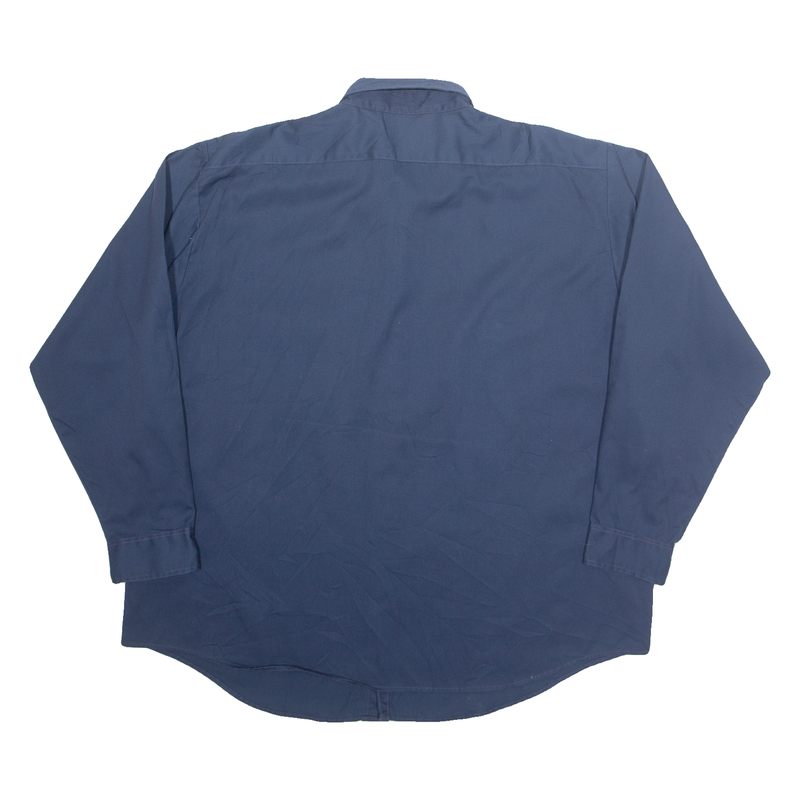 OSHKOSH B'GOSH Mens Plain Shirt Blue Long Sleeve 2XL