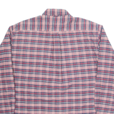 TOMMY HILFIGER Mens Shirt Red Check Long Sleeve L