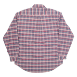 TOMMY HILFIGER Mens Shirt Red Check Long Sleeve L