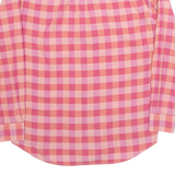 TOMMY HILFIGER Mens Shirt Pink Check Long Sleeve S