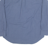 NAUTICA Mens Shirt Blue Check Long Sleeve L
