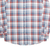 WRANGLER Mens Shirt Blue Check Long Sleeve L