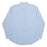 NAUTICA Mens Shirt Blue Check Long Sleeve L