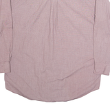 CHAPS RALPH LAUREN Mens Plain Shirt Maroon Long Sleeve L