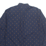 NAUTICA Mens Shirt Blue Paisley Long Sleeve L