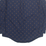 NAUTICA Mens Shirt Blue Paisley Long Sleeve L