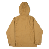 YELLOWSTONE Sherpa Lined Mens Workwear Jacket Brown Hooded M
