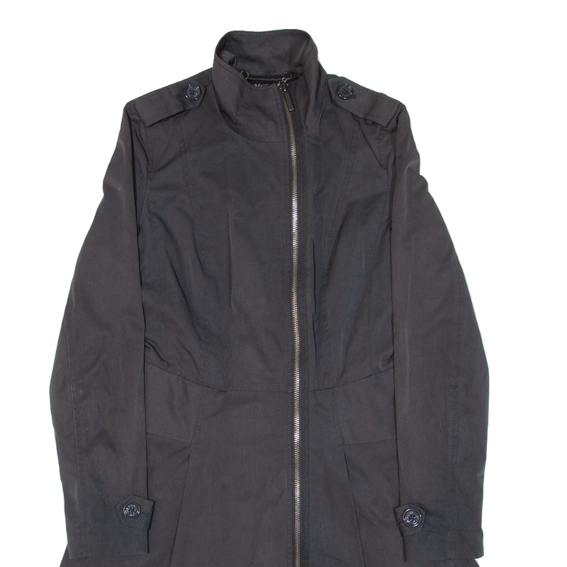 ARMANI EXCHANGE Womens Trench Coat Black S