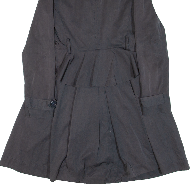 ARMANI EXCHANGE Womens Trench Coat Black S