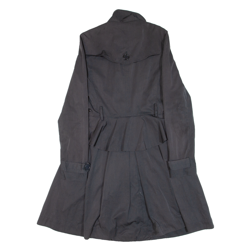 ARMANI EXCHANGE Womens Trench Coat Black S