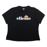 ELLESSE Womens T-Shirt Black UK 16
