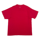 NIKE Mens T-Shirt Red XL