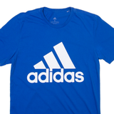 ADIDAS Mens T-Shirt Blue S