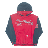 STITCHES Cardinals Mens Red Hoodie Full Zip USA L