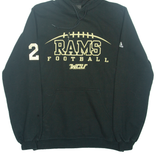 ADIDAS Rams Football Wcu Mens Black Hoodie USA S