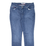 TOMMY JEANS Mid Rise Womens Jeans Blue Slim Skinny W30 L28