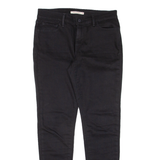 LEVI'S 710 Womens Jeans Black Slim Skinny W28 L30