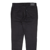 LEVI'S 710 Womens Jeans Black Slim Skinny W28 L30