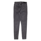 LEVI'S 720 High Rise Womens Jeans Black Slim Skinny W27 L29