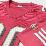 STARTER NFL San Francisco 49ERS Mens Jersey Maroon USA V-Neck Nylon 2XL